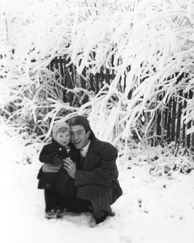 Claudio with Uncle Oswald Mair