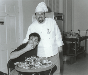 Chef Claudio with Mandy Patinkin