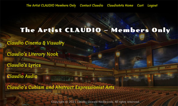 The Artist CLAUDIO Lifetime Membership