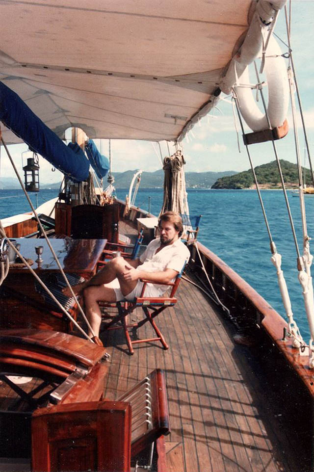 Chef Claudio on Schooner Orianda Tortula Virgin Islands